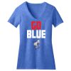 Women's Perfect Blend ® CVC V Neck Tee Thumbnail