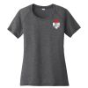 Ladies PosiCharge ® Tri Blend Wicking Scoop Neck Raglan Tee Thumbnail
